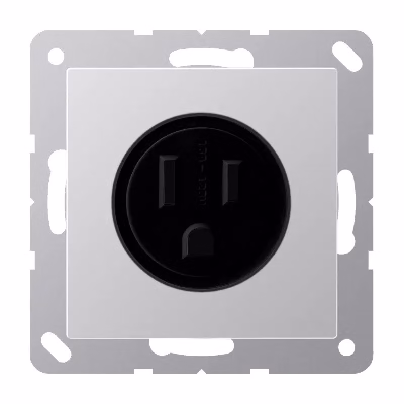 Presa Jung A521-15AL standard statunitense NEMA in alluminio