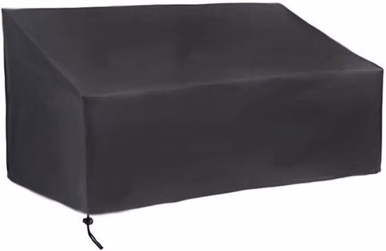 Copertura protettiva Famanu per mobili da giardino - Copertura impermeabile - Protegge i mobili - Tessuto Oxford resistente - Adatta a mobili fino a 190 cm - Colore nero