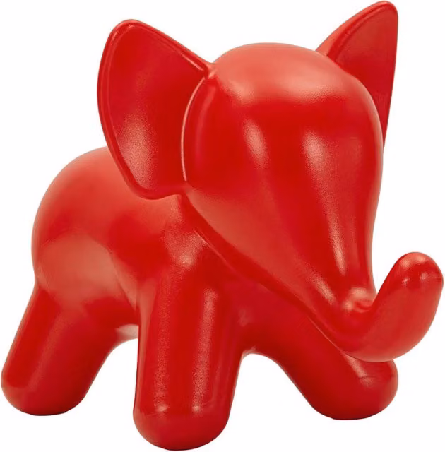 Sgabello Elephant Rosso cm 86x46x56