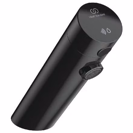 Ideal Standard SensorFlow - Miscelatore per lavabo a sensore senza miscelatore, alimentazione di rete, onice nero A7557B3