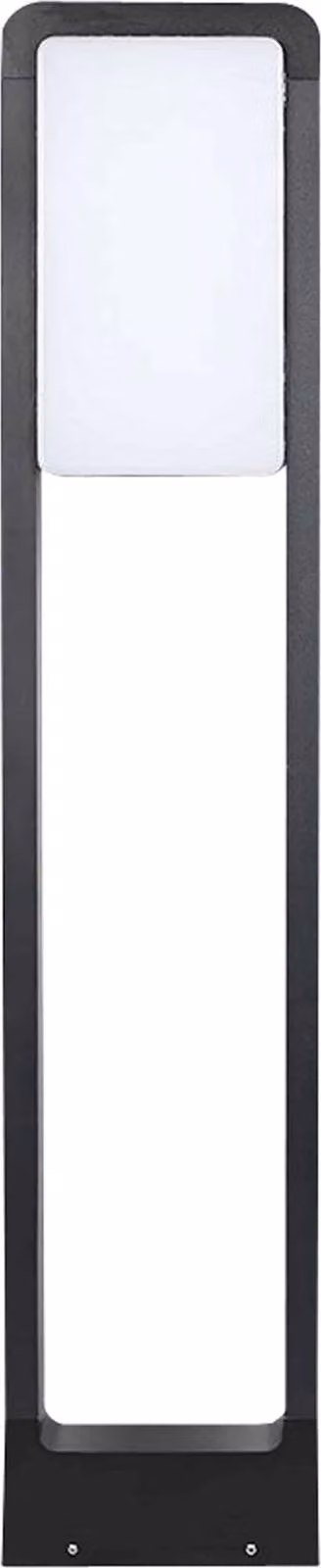 V-TAC VT-33 lampada led da giardino 10W chip samsung fissaggio a terra 80cm nero in alluminio IP65 bianco freddo 6400K - SKU 20115