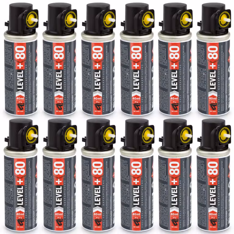 Cartuccia di ricambio LEVEL+ 12 pezzi 20gr/40ml/80mm per chiodatrice L+80