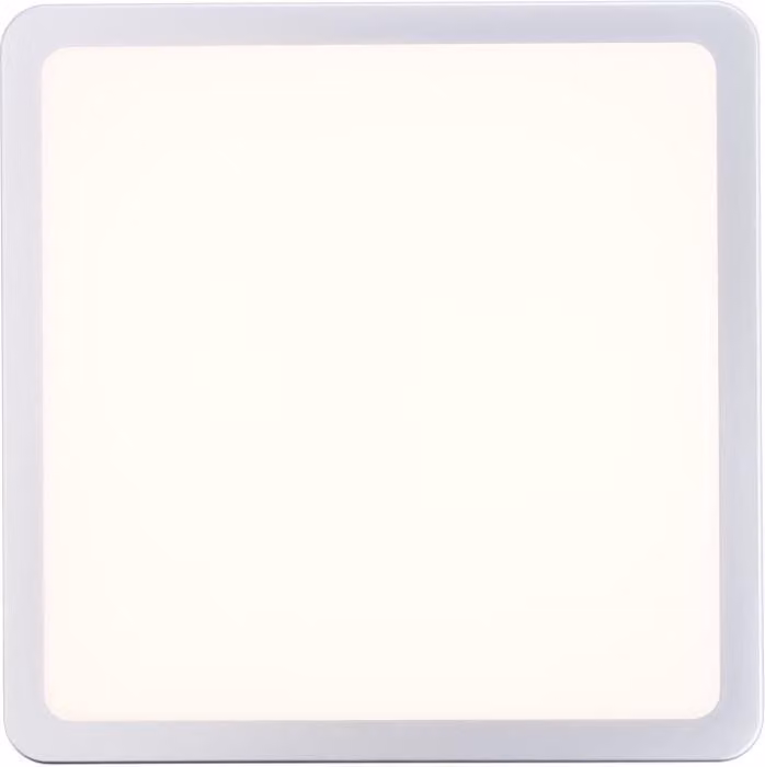 Applique da esterno con LED integrato Brilliant Devora, plastica argento, 12W IP65
