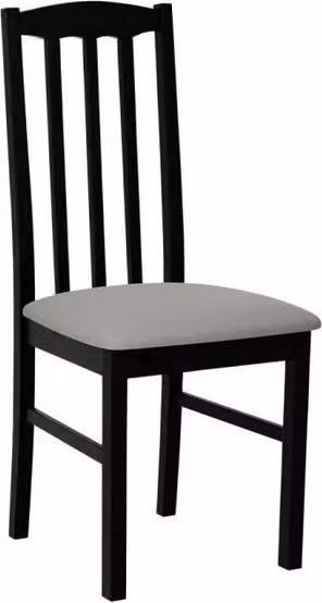 Sedia da pranzo imbottita EDON 12 - nero / grigio
