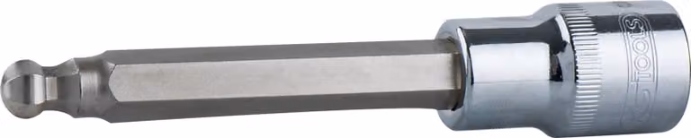 KS TOOLS 1/2" CHROMEplus bit esagono incassato testa sferica lunga19 mm - 918.1779