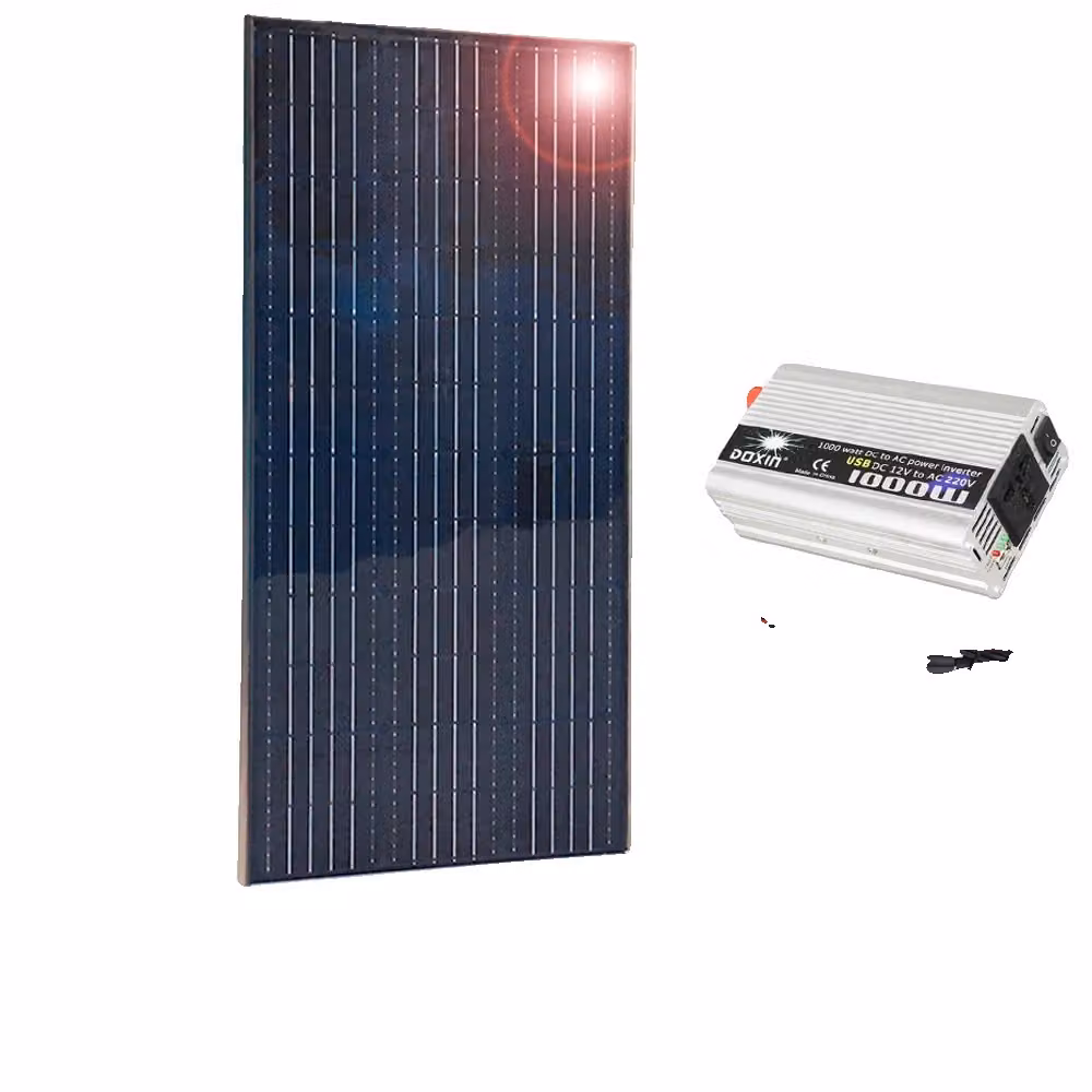 Kit di pannelli solari, potenza di 450W, struttura in alluminio, sistema da 150W