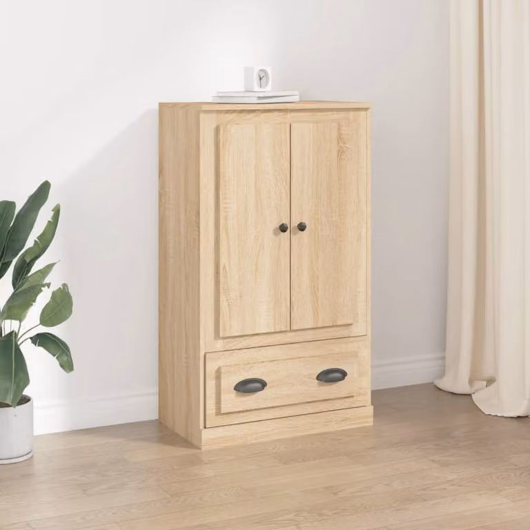 Credenza vidaXL in Legno Multistrato Rovere Sonoma, L 60 cm x P 35,5 cm x H 103,5 cm