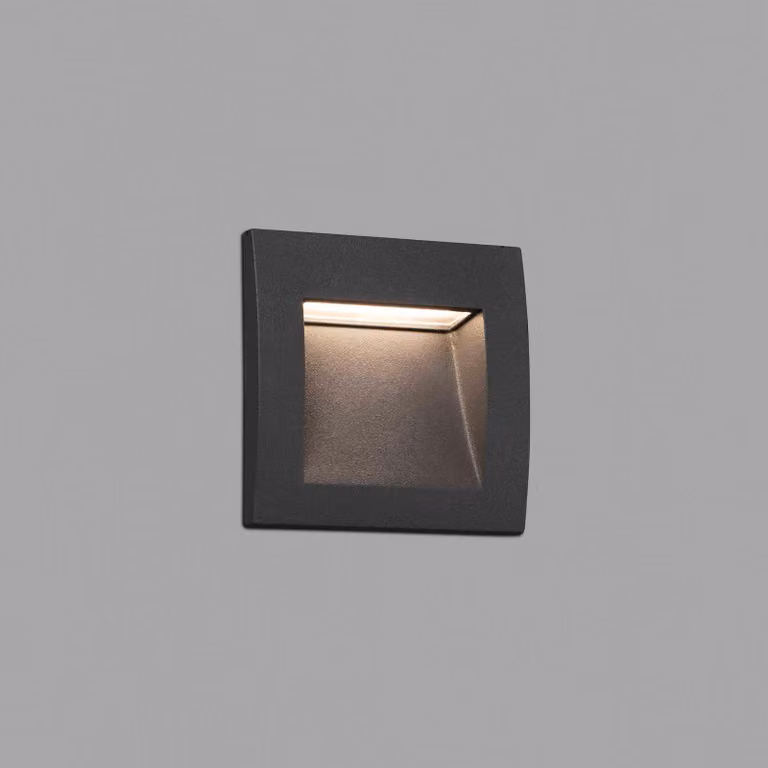Lampada da parete per esterni a LED SEDNA-1 3000K IP65 grigio scuro
