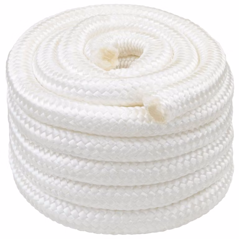 vidaXL Corda multiuso in plastica bianca, Diametro: 30 mm, Lunghezza: 50 m