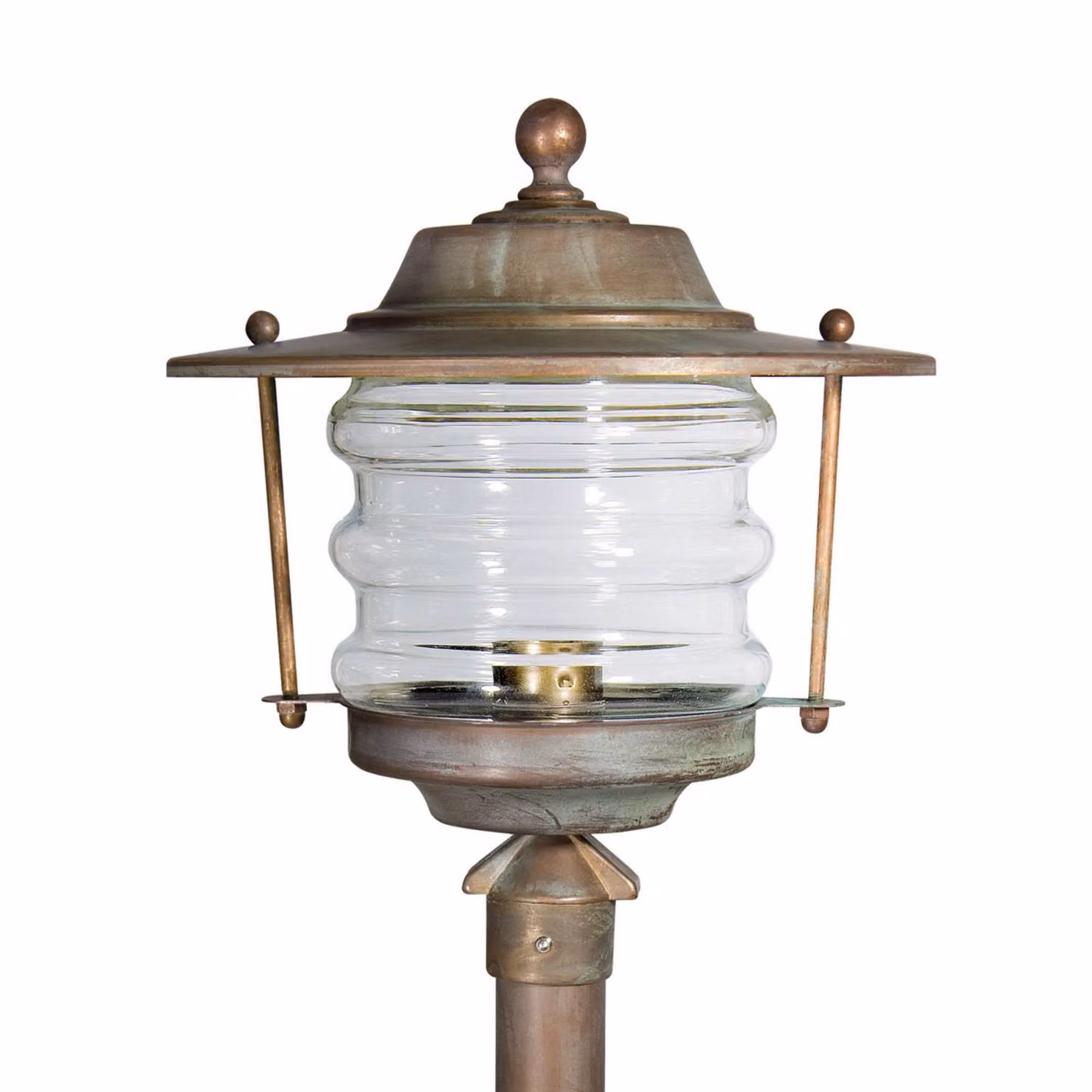 Moretti Luce Lampioncino da giardino ADESSORA, Bronzo / Ottone antico, Ottone, Antico, Lampada da esterni