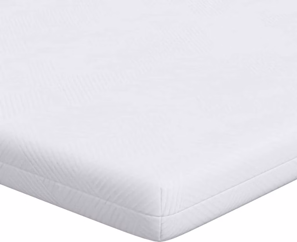 Topper per materasso Bianco 90 x 200 cm Tessuto Jacquard
