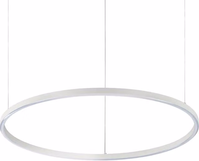 Sospensione Moderna Oracle Alluminio-Plastiche Bianco Led 38W 3000K D70Cm