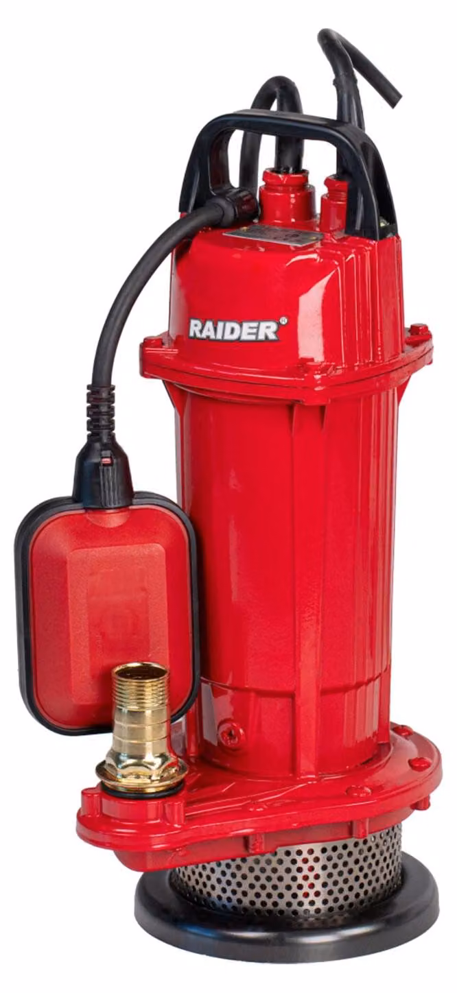 Pompa sommergibile portatile 370 w 1" 34l/min 14 m, acqua pulita/sporca piscina vasca da giardino, sommersa elettrica da drenaggio, elettropompa a immersione, Raider RD-CAWP50