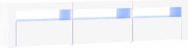 Mobile TV | Armadietto TV | Mobile Porta TV con Luci LED Bianco 180x35x40 cm