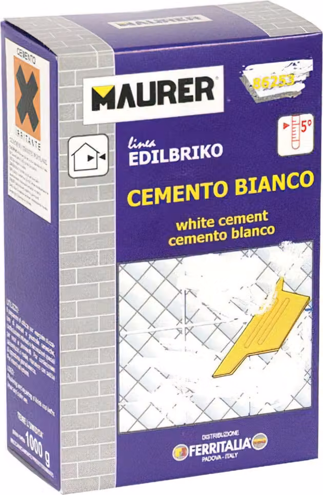 Edil cemento bianco per muratori (confezione da 5 kg)