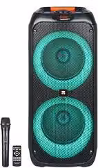 Set Karaoke Xtreme YOUNG Ricaricabile Black 25W con Bluetooth, USB e Mini-Jack 3,5mm