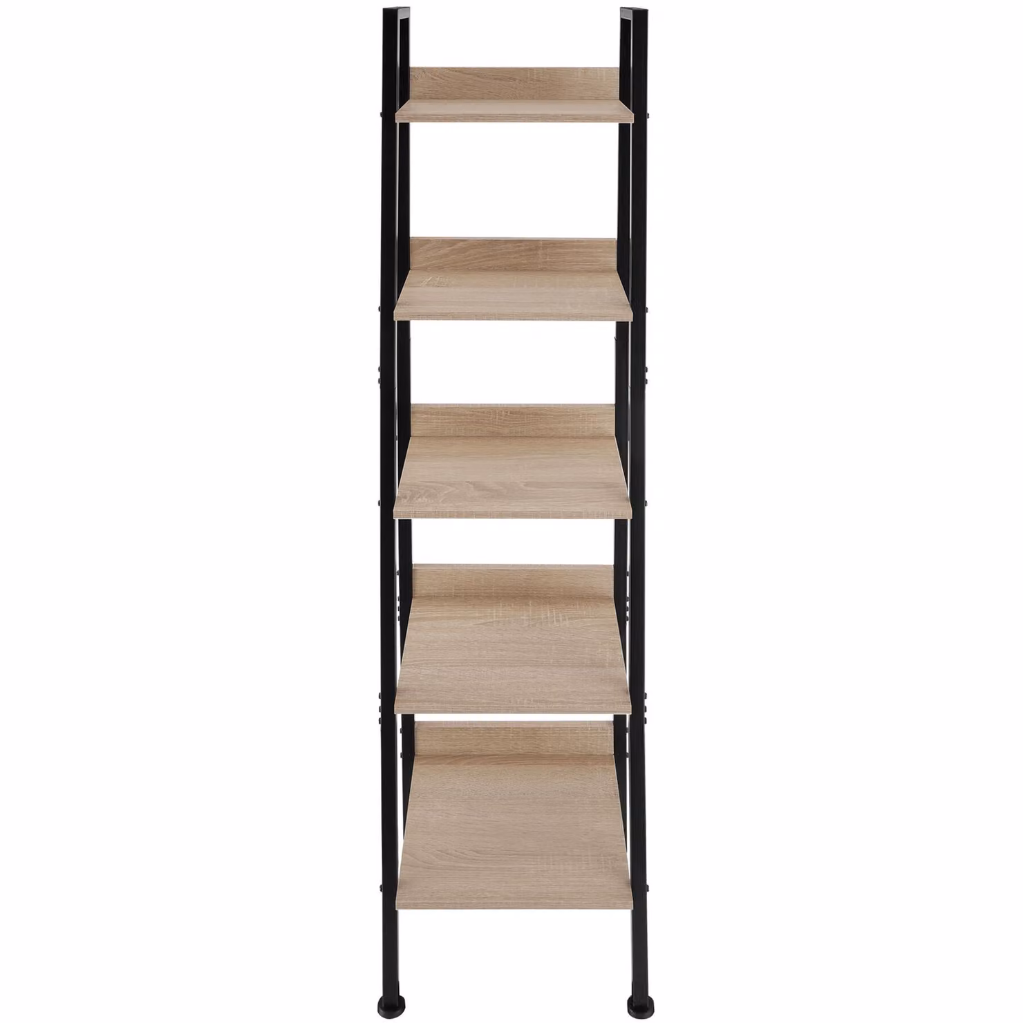 Scaffalatura Industriale Tectake in Legno Rovere Sonoma e Metallo, Marrone, L/P/H: 35,5 x 31,5 x 170,5 cm – 3