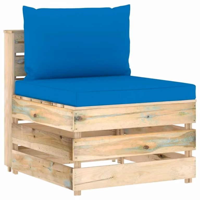 Divano modulare in legno per mobili da giardino