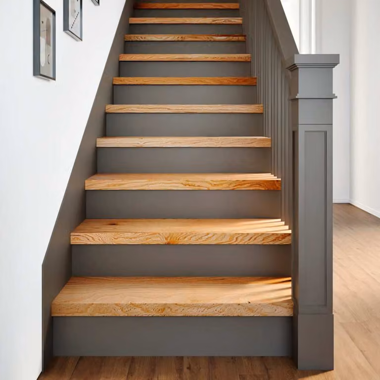vidaXL Gradini 16 pz Marrone Chiaro 80x30x2 cm Legno Massello Rovere