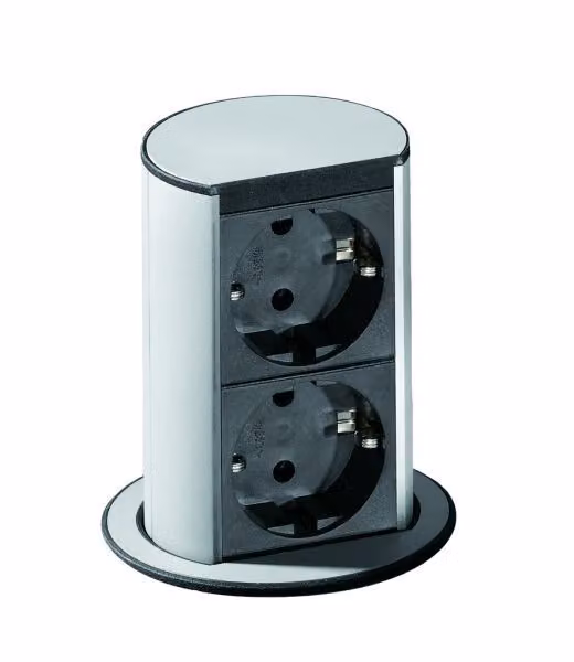 Bachmann Elevator 2, elemento cassetto estraibile, con prese Schuko