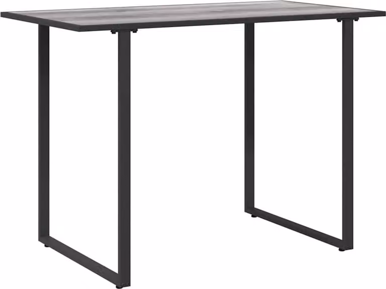 Tavolo da Giardino Grigio 100 x 55 x 70 cm legno