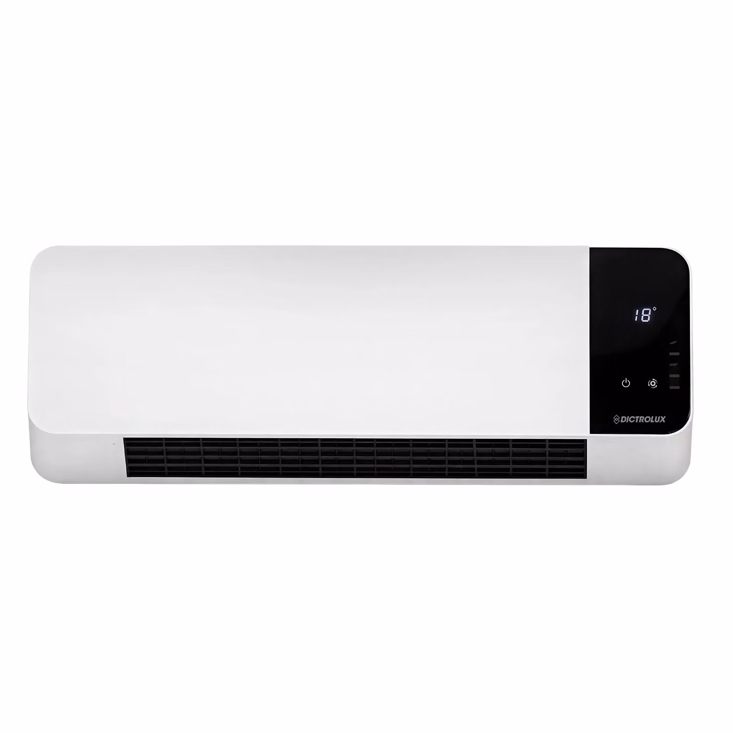 Termoventilatore da Parete Dictrolux 3031L con Resistenza in Ceramica, 2000 Watt, Telecomando e Timer, Bianco o Nero – 1