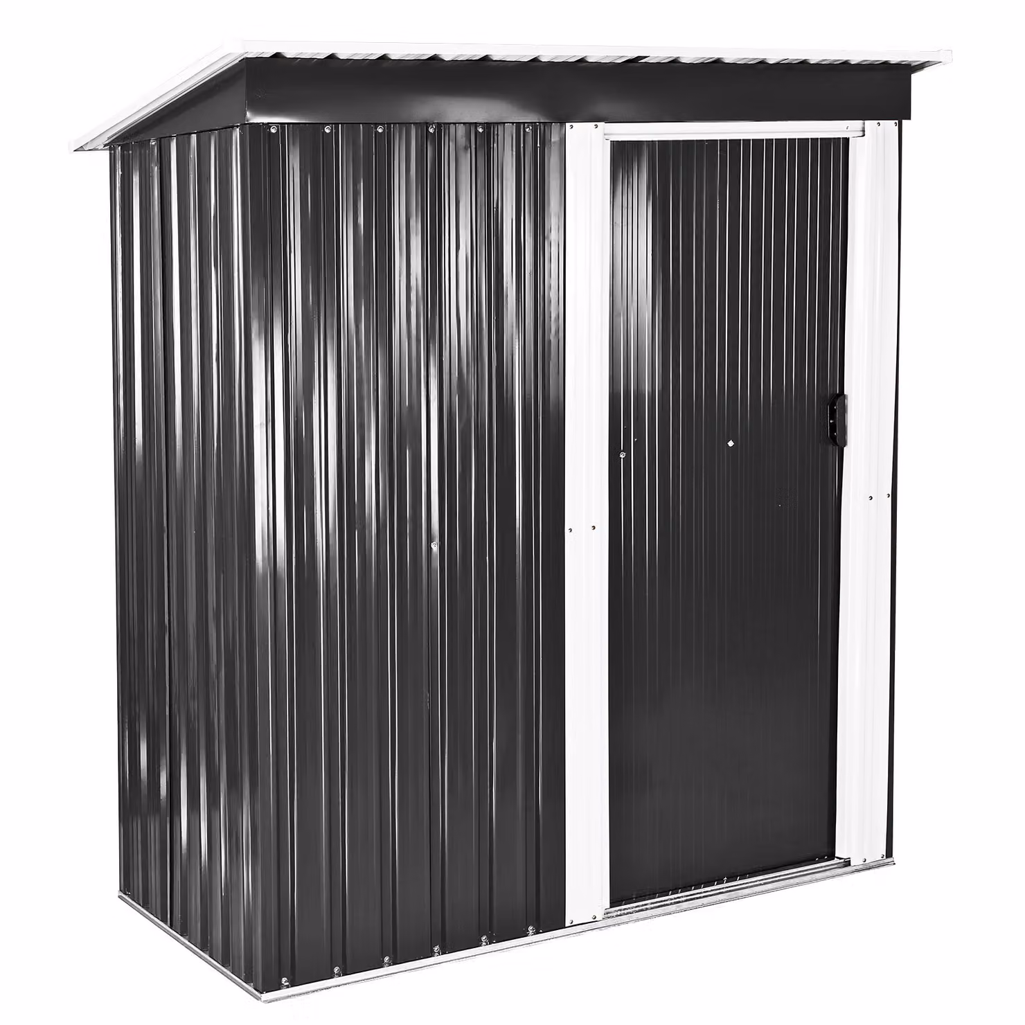 Casetta per attrezzi da giardino in metallo 164x89x182 cm Perth