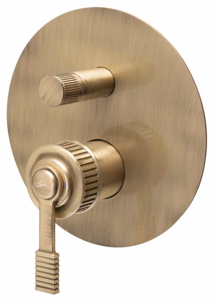 VERSI miscelatore da incasso per doccia, 2 vie, bronzo
