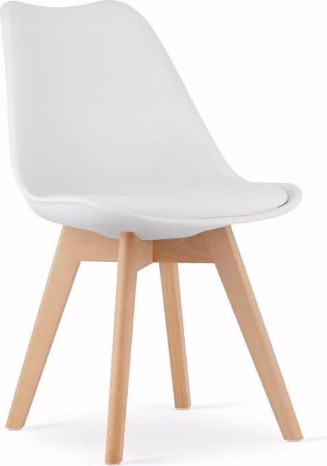 Sedia da sala da pranzo Sedia da cucina Sedia da soggiorno Sedia da pranzo 49x52x82 cm; bianco-marrone
