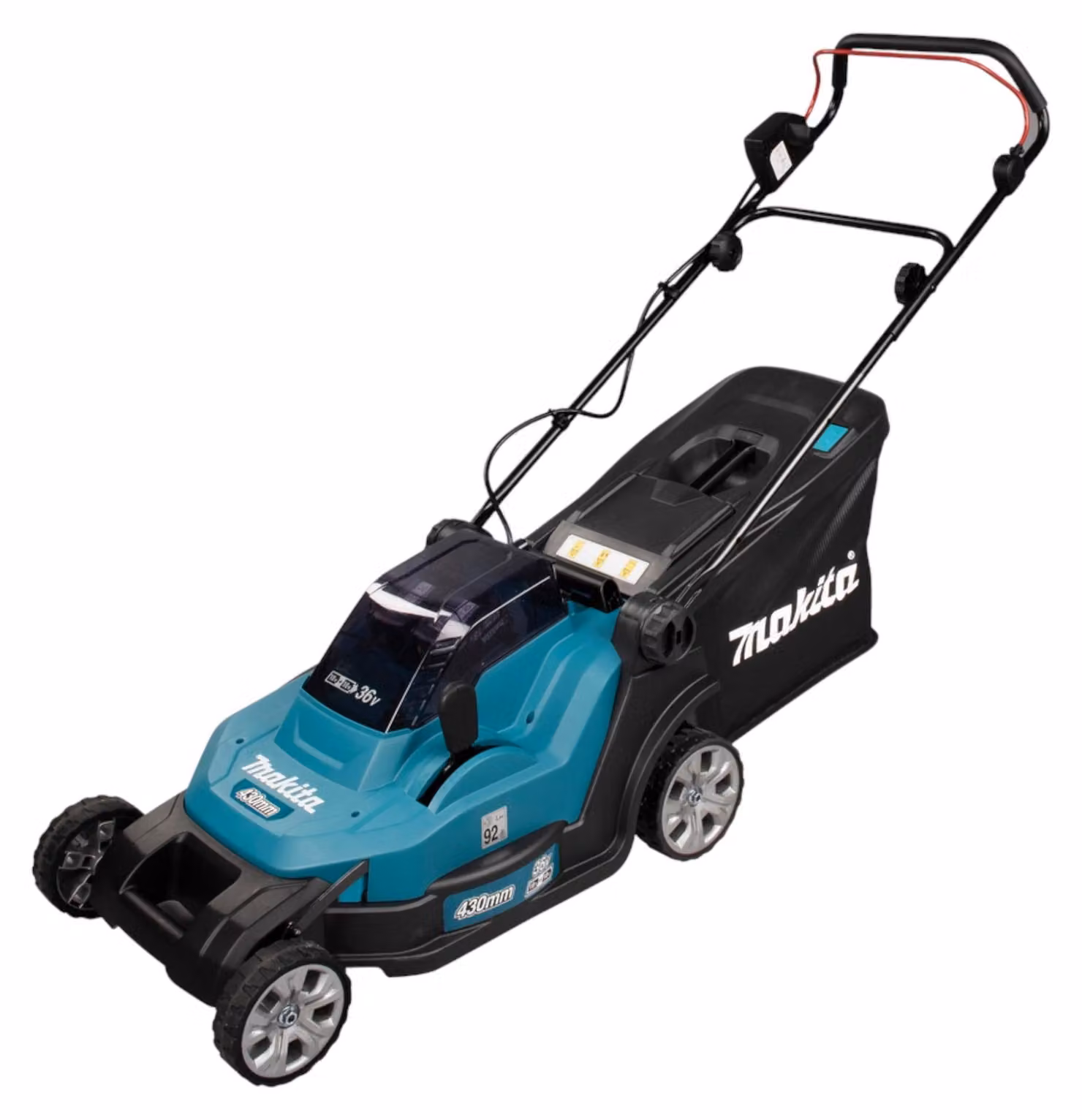 Tosaerba a batteria Makita DLM 432 Z 36 V (2x 18 V) 43 cm Solo - senza batteria, senza caricabatterie
