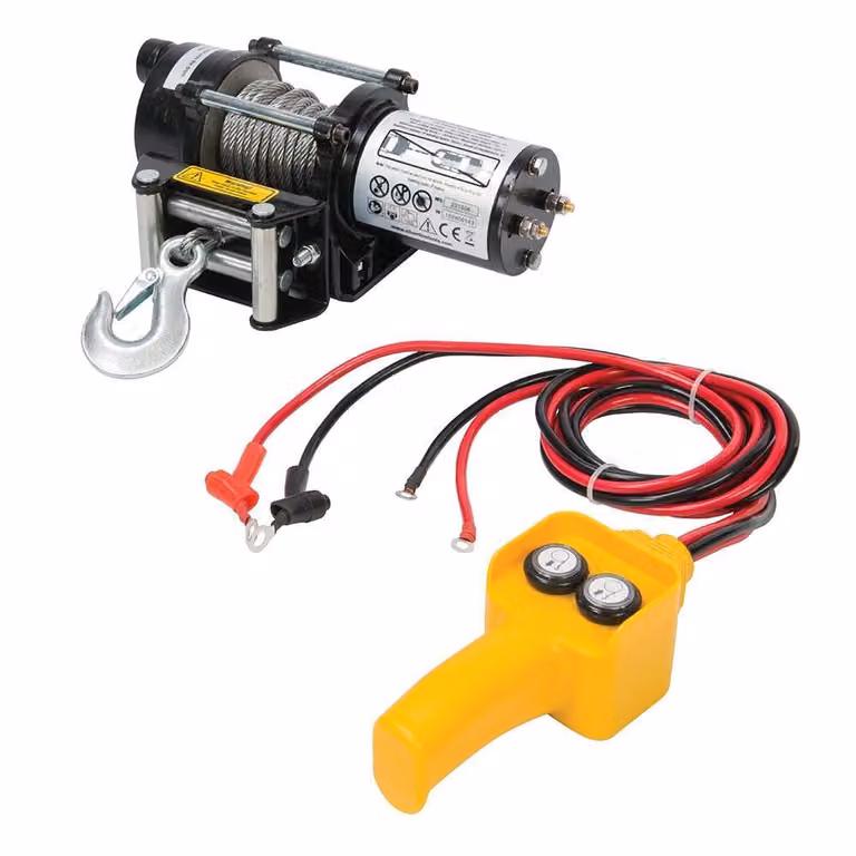 Argano elettrico a cavo, 12 V 900 kg
