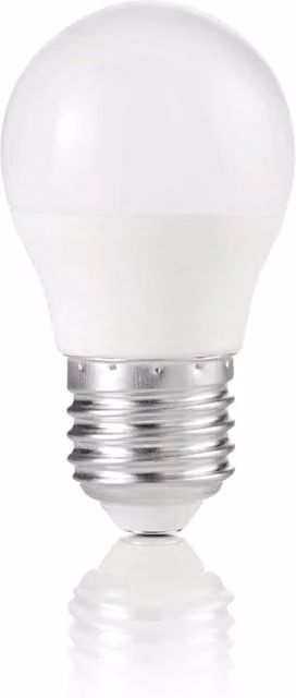 Lampadina LED a Sfera Ideal Lux E27 6W Bianca