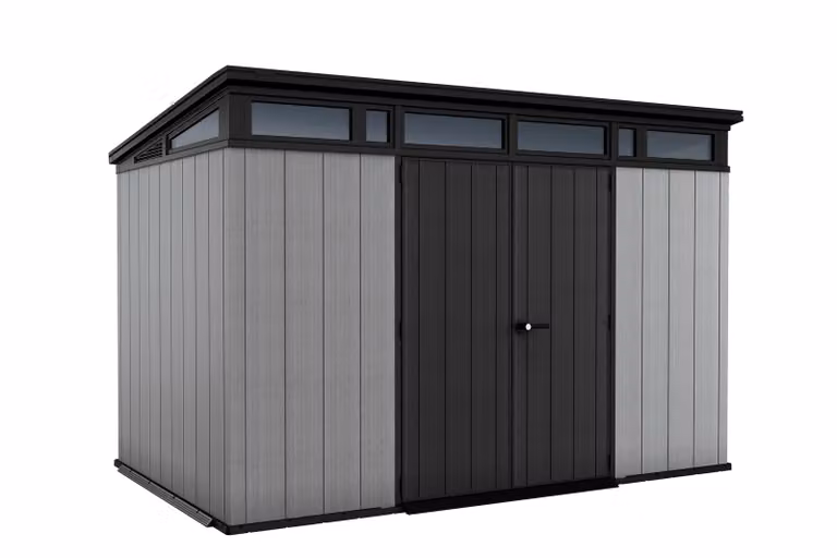 Keter, capanno da giardino in plastica Artisan 11x7, dimensioni 342x218x226 cm, resistente alle intemperie