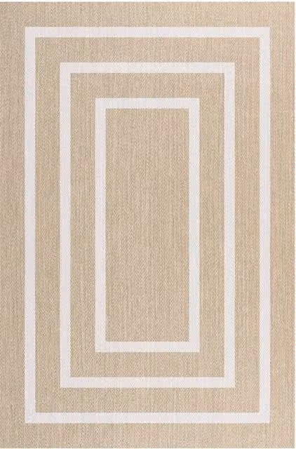 Tappeto vinilico di alta qualità rettangolo iii bianco 160x230