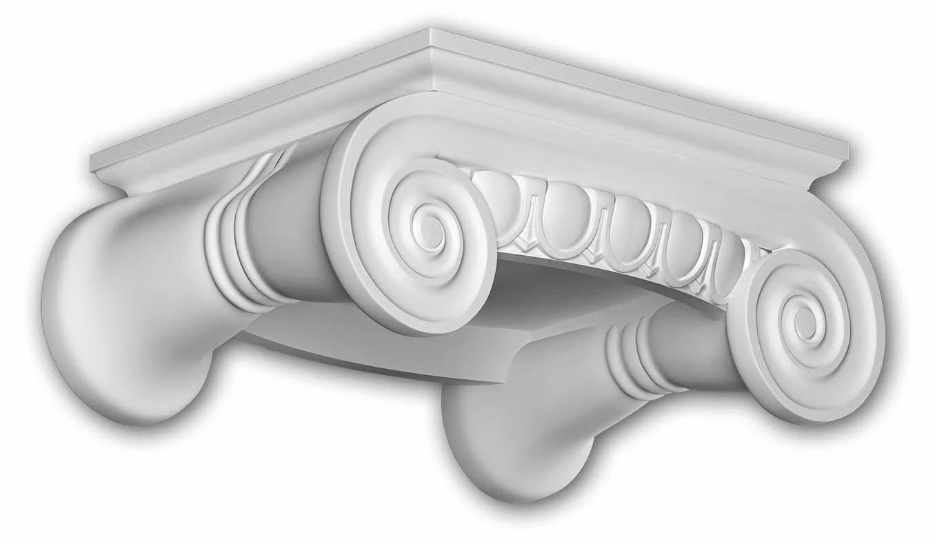 Testa di colonna Profhome 411202 Facciata decorativa in stile ionico