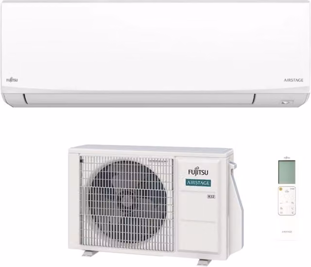 Condizionatore Fujitsu KJ White 9000 Btu ASEH09KJCAL R-32 con Wi-Fi Integrato e Controllo via App Classe Energetica A+++