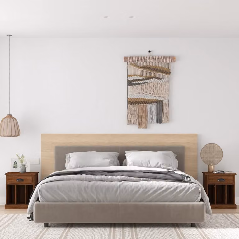 Set di 2 comodini moderni vidaXL in rovere marrone L 43 cm, P 36 cm, H 50 cm