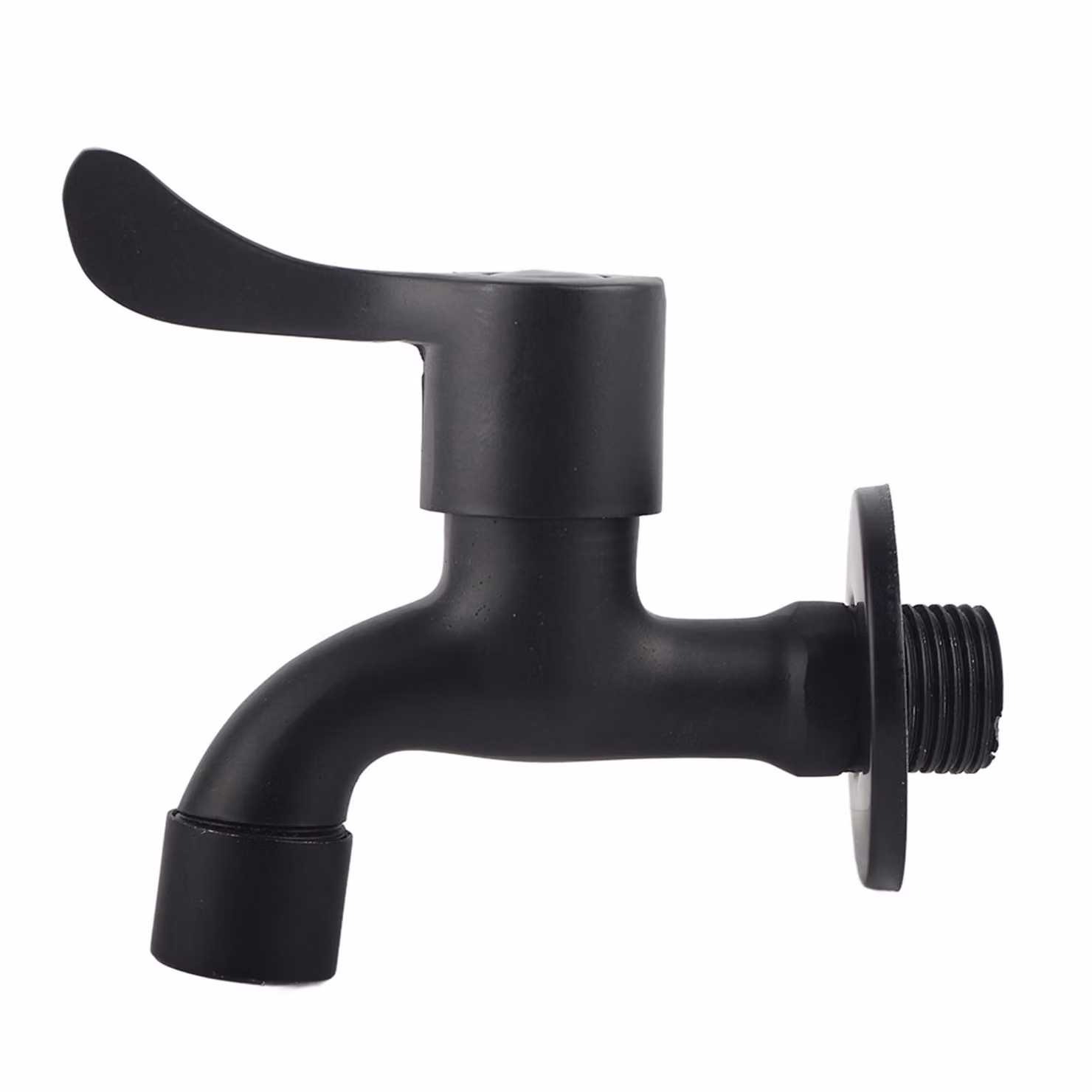 Rubinetto della lavatrice, rubinetto dell'acciaio inossidabile, rubinetto nero della lavatrice, rubinetto dell'acqua del giardino, rubinetto dell'acqua