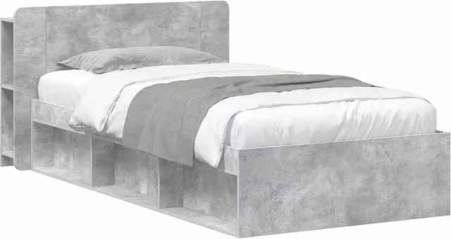 Telaio del letto con storage Grigio Cemento 80 x 200 cm 3433321