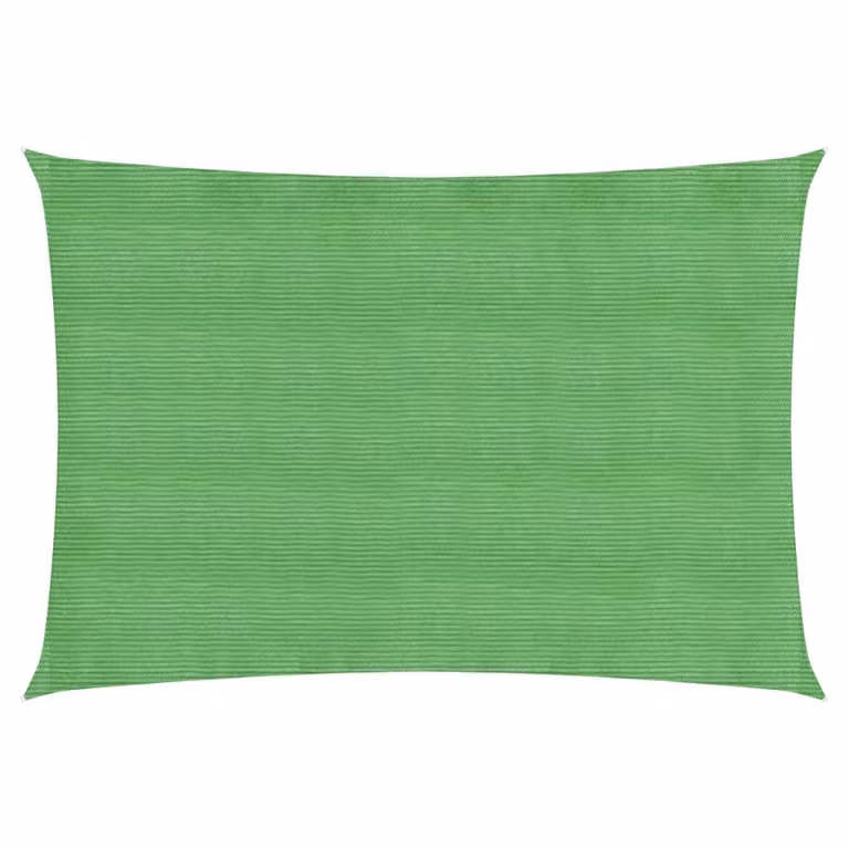 The Living Store Tenda da sole 160 g/m² Verde chiaro 4x6 m HDPE