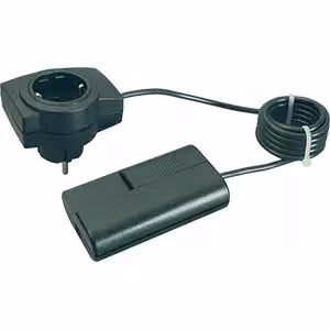 Bachmann 924.078, Dimmer, esterno, nero, 250 V, 60 mm, 107 mm