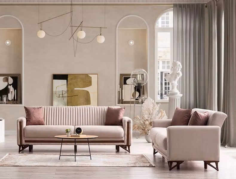 Bequeme Sofagarnitur 3+3 Sitzer – Stilvolles Design für ultimativen Komfort