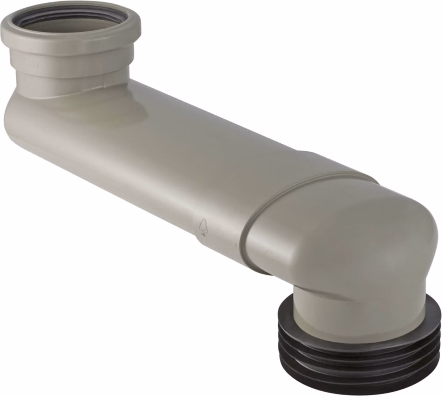 Geberit WC Etagenbogen (PVC) DN90/100, grau