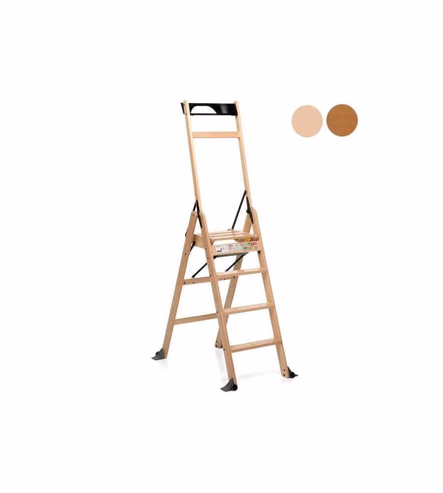 Scala Domestica Foppapedretti 5 Gradini Colore Naturale Marrone