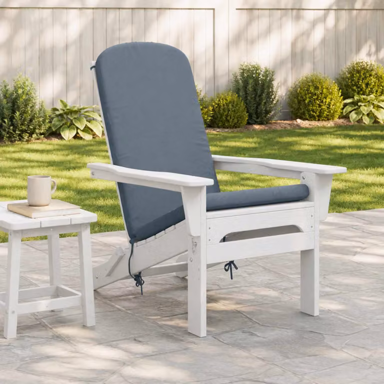 Cuscino per Lounger da Sole vidaXL GEMERT Blu in Poliestere con Rivestimento Lavabile e Resistente ai Raggi UV