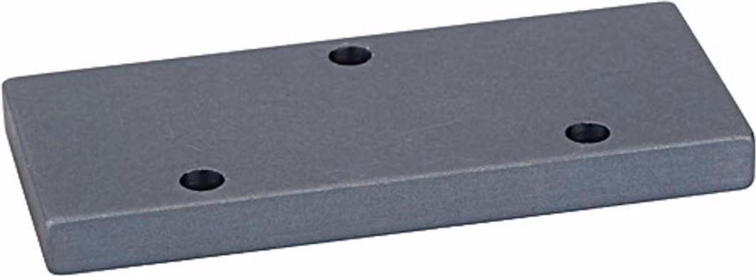 Piastra di copertura Riegler per piastra di base G 3/8 per superficie di collegamento G 1/4