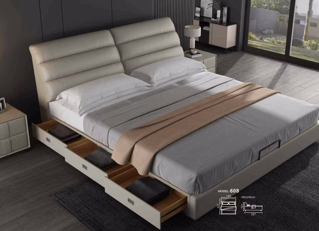 Bett Klassisch Polster Design Luxus Doppel Hotel Betten Schlaf Zimmer Textil