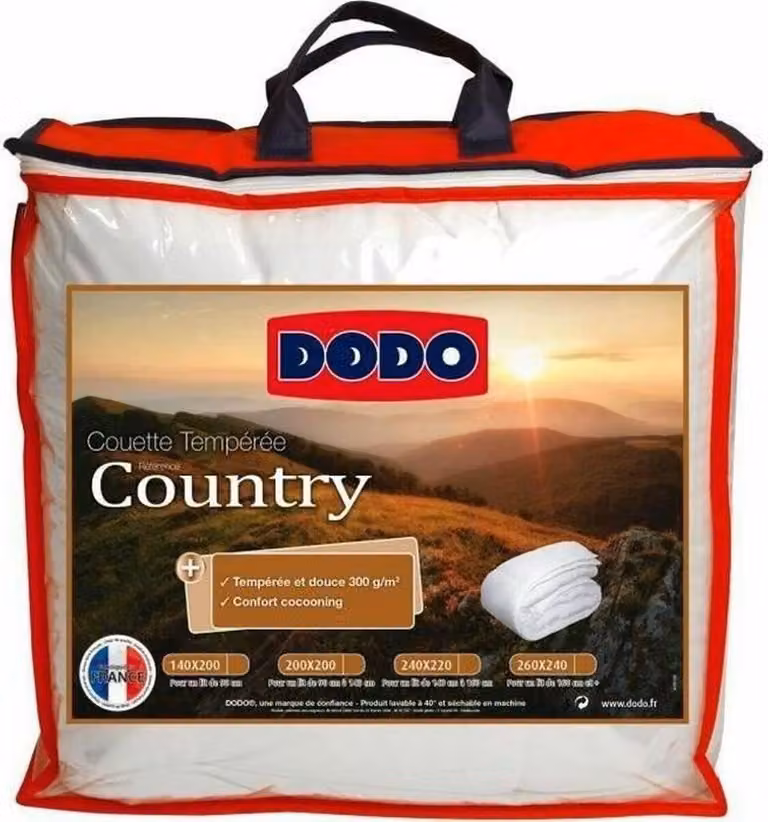 Piumino�n temperato DODO Land - 200 x 200 cm - - Bianco