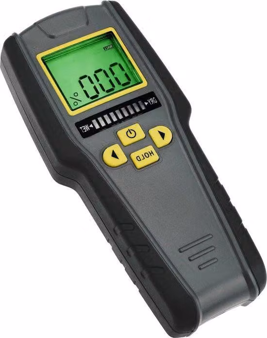 Misuratori di umidità elettronici - display LCD digitale - misuratori per cartongesso - legni di conifere - calibrazione automatica