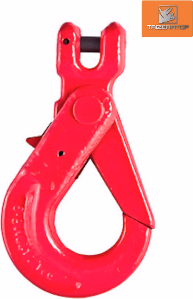 Gancio di sicurezza a forcella autochiudente GK8, 8 mm, 2000 kg Gancio di sicurezza